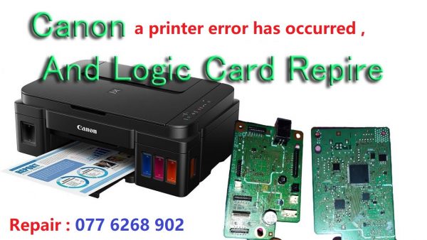 a printer error has occurred canon repair sri lanka